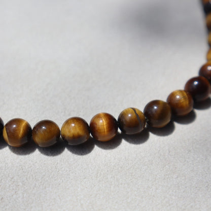 Vintage Tiger’s Eye Beaded Necklace
