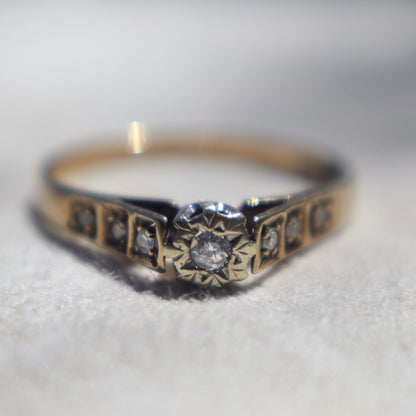 Architectural Diamond Ring