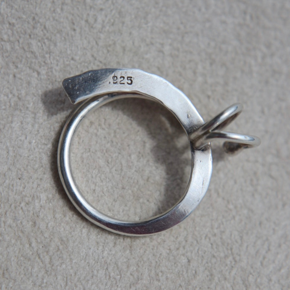 Modernist Abstract Pierced Ring