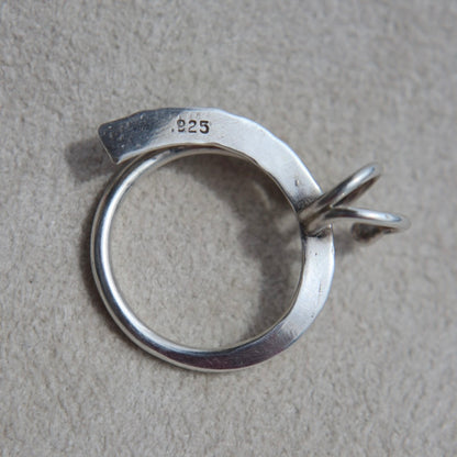 Modernist Abstract Pierced Ring