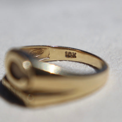 Gold Chicago Bears Signet Ring