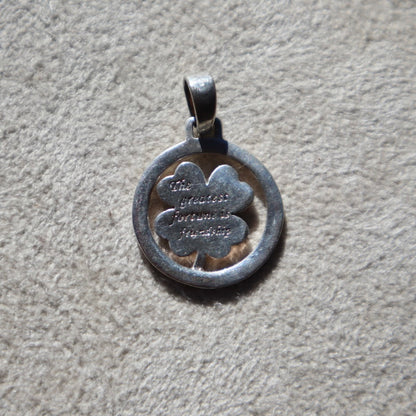 Four Leaf Clover Good Luck Charm