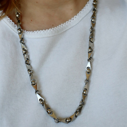 Geometric Chain Necklace