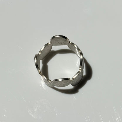 Modernist Etched Bubble Band