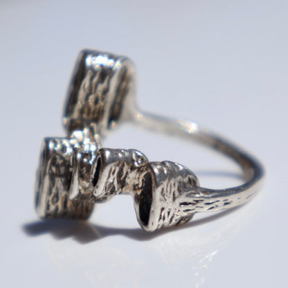 Sterling Silver Coral Reef Ring