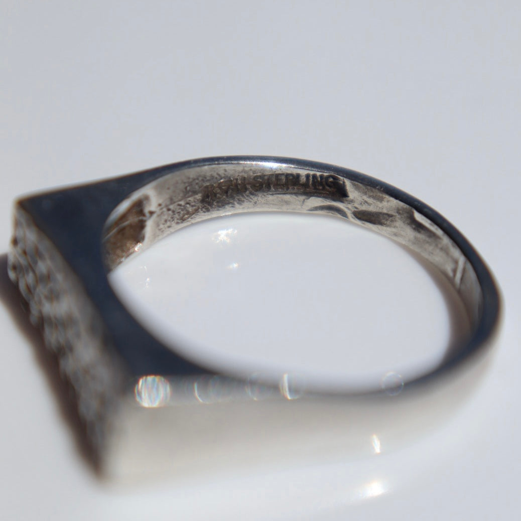 Hammered Signet Ring