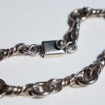 Sterling Twisted Infinitity Bracelet