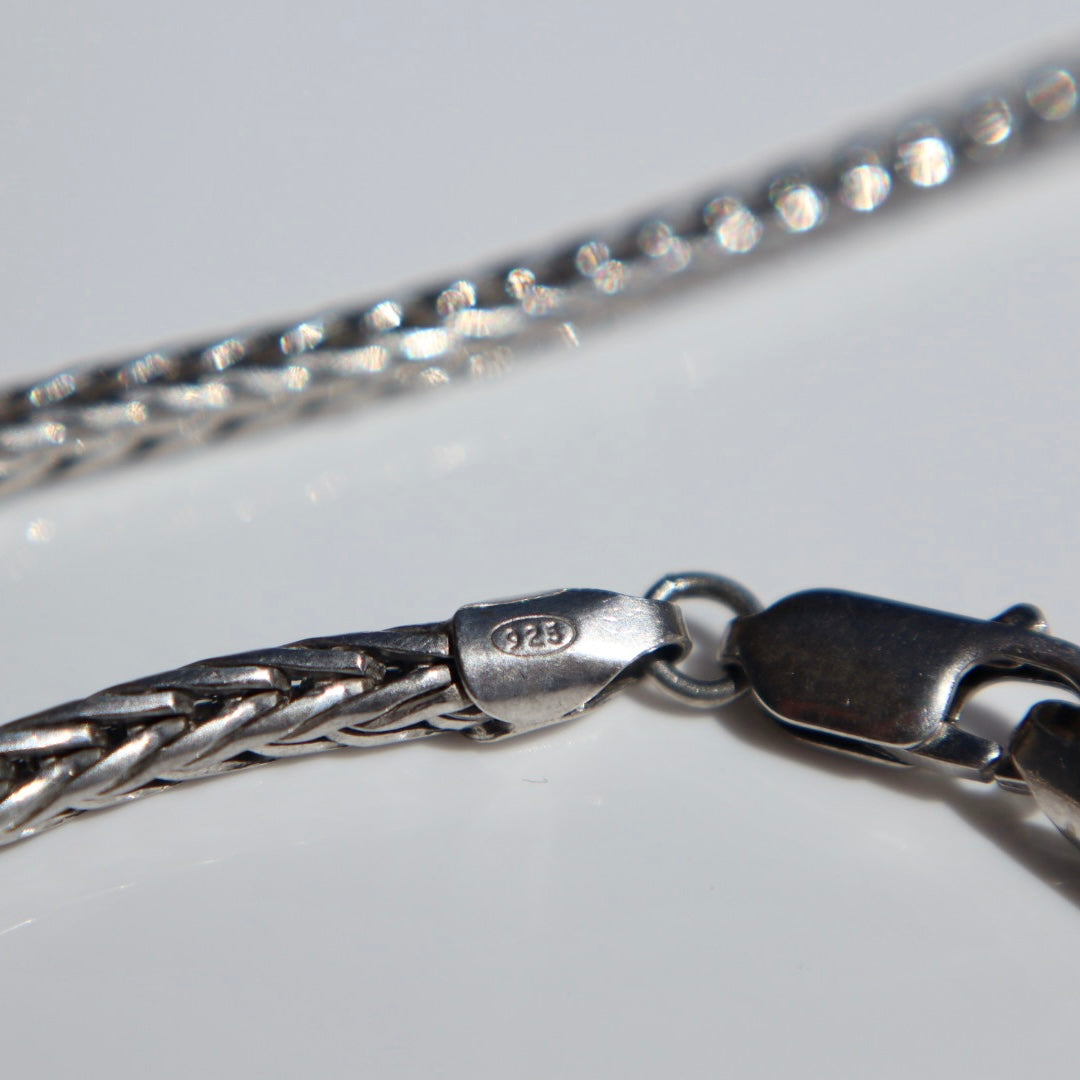 Sterling Silver Wheat Chain