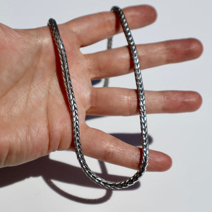 Sterling Silver Wheat Chain