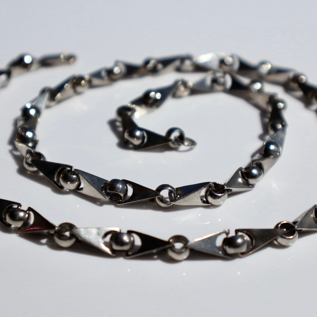 Geometric Chain Necklace