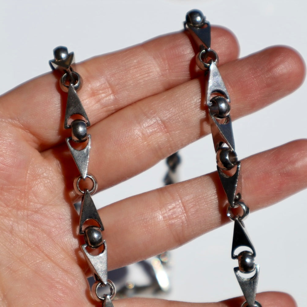 Geometric Chain Necklace