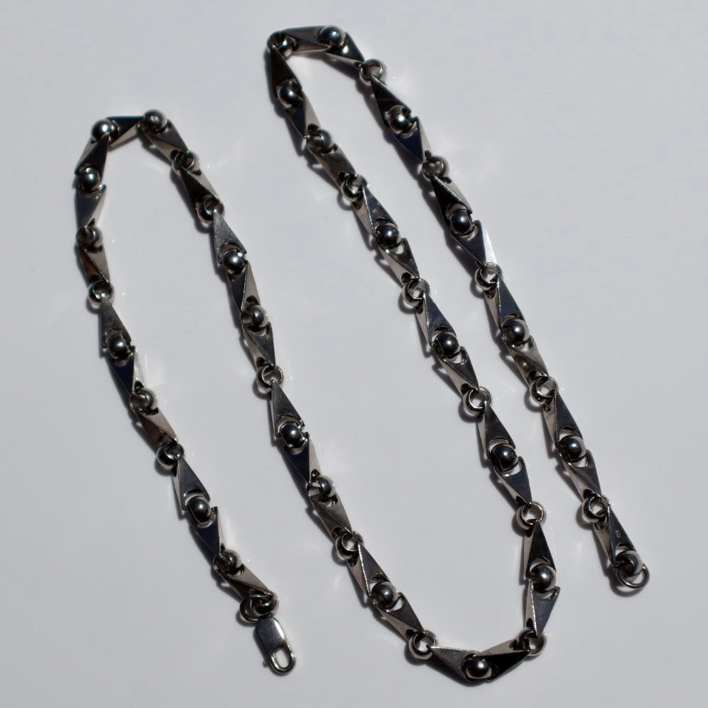 Geometric Chain Necklace