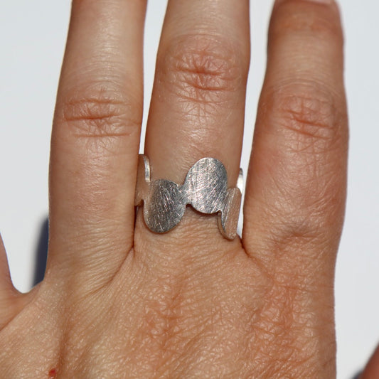 Modernist Etched Bubble Band