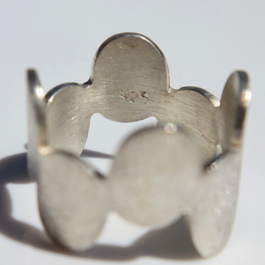 Modernist Etched Bubble Band