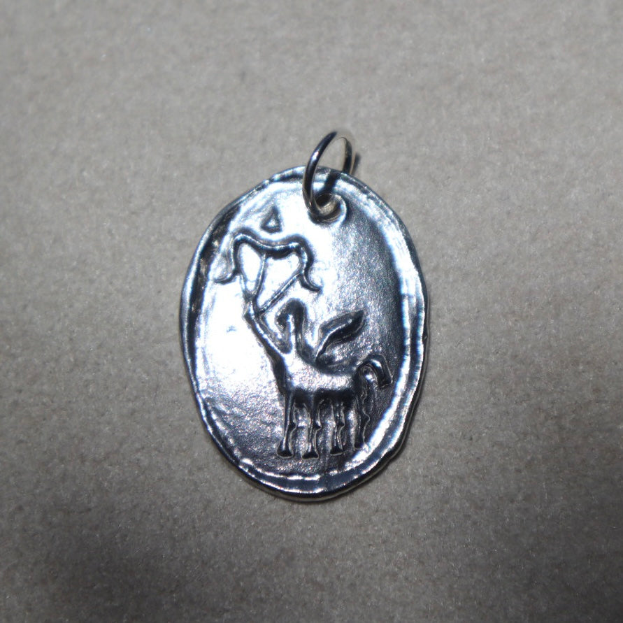 Sterling Silver Sagittarius Pendanat