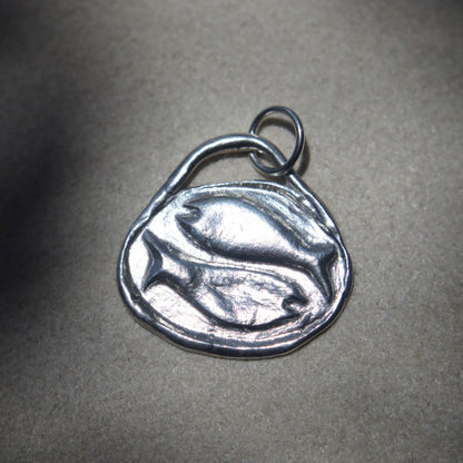 Sterling Silver Pisces Pendant