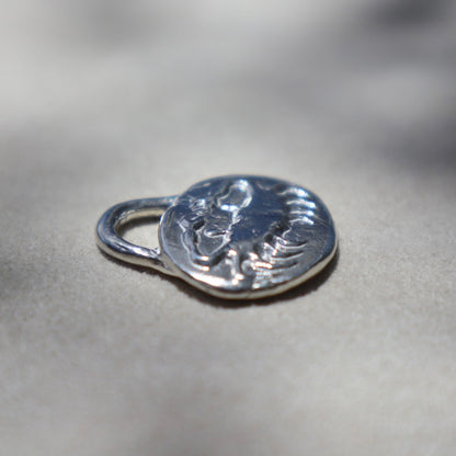Sterling Silver Cancer Zodiac Pendant