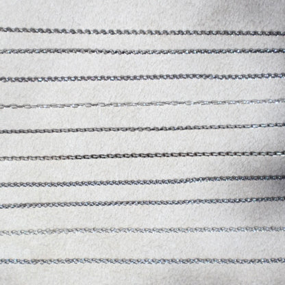 16-16.5" Sterling Silver Cable Chain